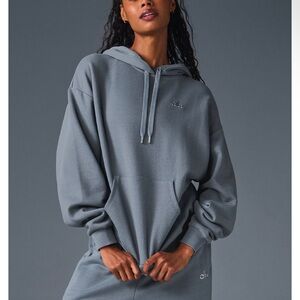 NWT ALO STEEL GREY ACCOLADE HOODIE